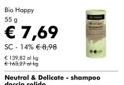 NaturaSì Bio Happy Neutral & Delicate - shampoo doccia solido offerta