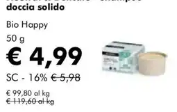 NaturaSì Shampoo doccia solido Bio Happy offerta
