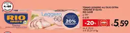Bennet Tonno leggero all'olio extra vergine di oliva rio mare offerta