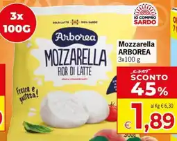 Eurospar Mozzarella ARBOREA offerta