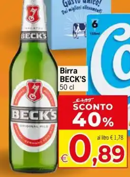 Eurospar Birra BECK'S offerta