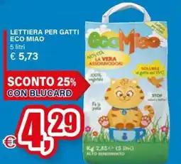 Il Gigante Lettiera per gatti Eco Miao offerta