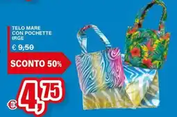 Il Gigante TELO MARE CON POCHETTE IRGE offerta