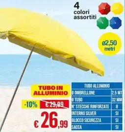 Satur TUBO IN ALLUMINIO offerta
