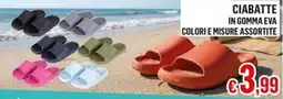 Satur CIABATTE IN GOMMA EVA offerta
