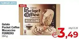 Eurospar Gelato Pocket Coffee Mocaccino FERRERO offerta