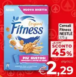 Eurospar Cereali Fitness NESTLÉ offerta