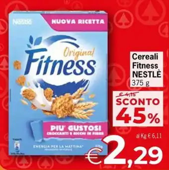 Eurospar Cereali Fitness NESTLÉ offerta