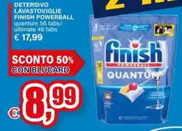 Il Gigante Detersivo lavastoviglie Finish Powerball offerta