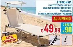 Satur LETTINO BAIA offerta