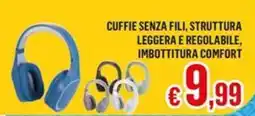 Satur CUFFIE SENZA FILI offerta