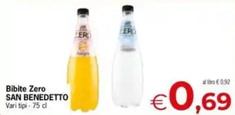 Eurospar Bibite Zero SAN BENEDETTO offerta