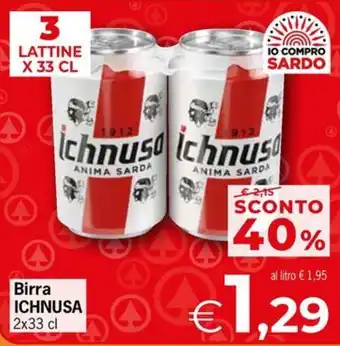 Eurospar Birra ICHNUSA offerta