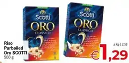 Eurospar Riso Parboiled Oro SCOTTI offerta