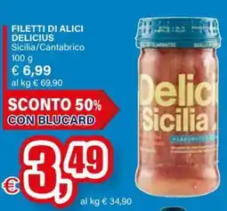 Il Gigante Filetti di alici Delicius offerta