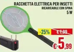 Satur Racchetta elettrica per insetti offerta