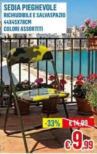 Satur SEDIA PIEGHEVOLE offerta