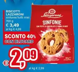Il Gigante Biscotti Lazzaroni sinfonie offerta