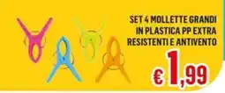 Satur SET 4 MOLLETTE GRANDI offerta