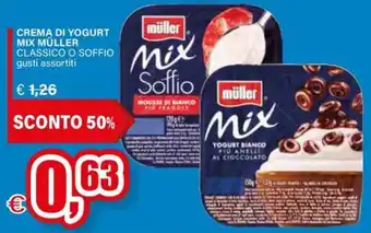 Il Gigante Crema di Yogurt Mix Müller offerta