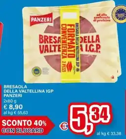 Il Gigante Bresaola della Valtellina IGP Panzeri offerta