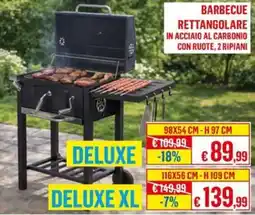 Satur BARBECUE RETTANGOLARE IN ACCIAIO AL CARBONIO offerta