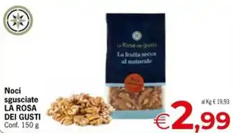 Eurospar Noci sgusciate LA ROSA DEI GUSTI offerta
