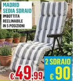 Satur MADRID SEDIA SDRAIO offerta