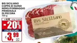 Il Gigante Bis Siciliano Coppa di Suino Nero/Formaggio Primosale di Pecora offerta