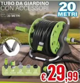 Satur TUBO DA GIARDINO CON ACCESSORI offerta