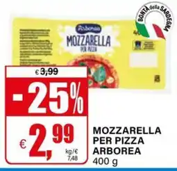 Il Gigante MOZZARELLA PER PIZZA ARBOREA offerta