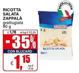 Il Gigante RICOTTA SALATA ZAPPALA offerta