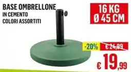 Satur BASE OMBRELLONE IN CEMENTO offerta