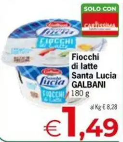 Eurospar Fiocchi di latte Santa Lucia offerta