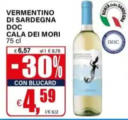 Il Gigante VERMENTINO DI SARDEGNA DOC CALA DEI MORI offerta