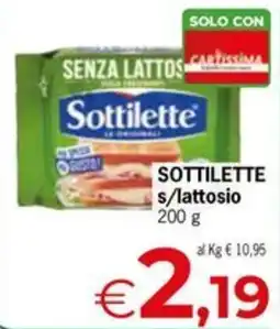 Eurospar Sottilette s/lattosio offerta