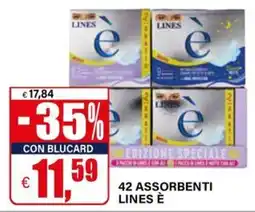 Il Gigante ASSORBENTI LINES È offerta