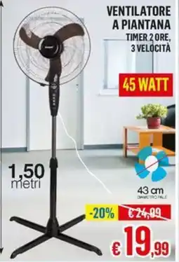 Satur VENTILATORE A PIANTANA offerta