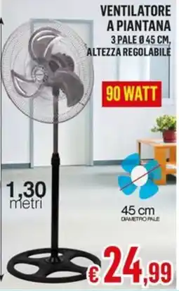 Satur VENTILATORE A PIANTANA offerta