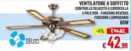 Satur VENTILATORE A SOFFITTO offerta