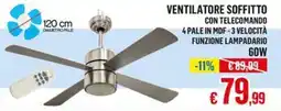 Satur VENTILATORE SOFFITTO offerta