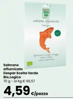 Eurospar Salmone affumicato Despar Scelta Verde Bio,Logico offerta