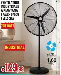 Satur VENTILATORE INDUSTRIALE A PIANTANA offerta