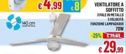 Satur Ventilatore a soffitto offerta