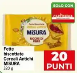 Eurospar Fette biscottate Cereali Antichi MISURA offerta