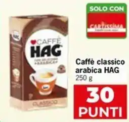 Eurospar Caffè classico arabica HAG offerta