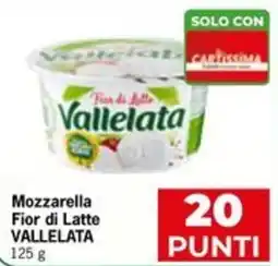 Eurospar Mozzarella Fior di Latte VALLELATA offerta