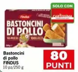 Eurospar Bastoncini di pollo FINDUS offerta