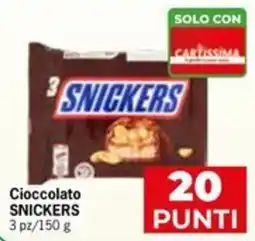 Eurospar Cioccolato SNICKERS offerta