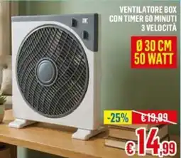 Satur VENTILATORE BOX offerta